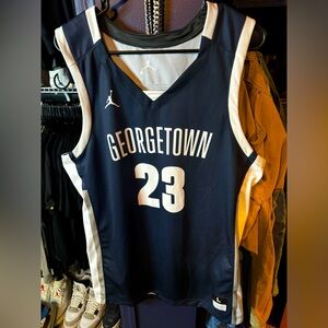 🔥New Jordan Brand 23 Georgetown Jersey/Jumpman Size Large🔥